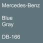 Preview: Mercedes-Benz, Blue Gray, DB-166.